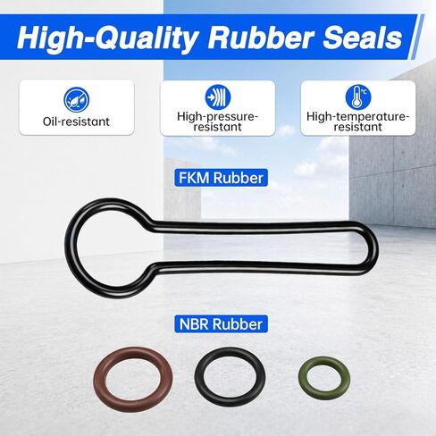 مجموعة منظم ضغط الوقود متوافقة مع Ford 6.0L Powerstroke F250 F350 F450 F550 2003-2007، 6.0 مجموعة الربيع الأزرق استبدال # 3C3Z-9T517-AG in Kuwait