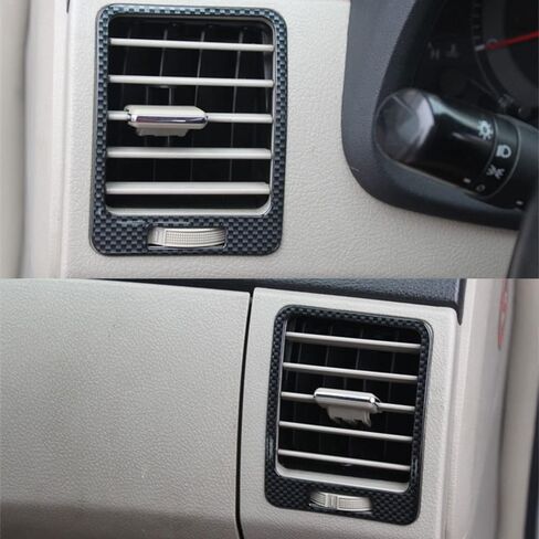 for Toyota Corolla 2007 2008 2009 2010 2011 2012 2013 Center Console Trim Air Vent Trim Door Handle Armrest Window Lift Cover Trim Carbon Fiber ABS (13pieces/Set) in Saudi Arabia