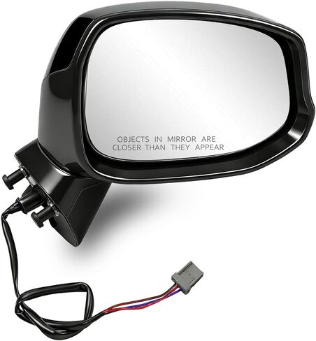 Right passenger Side Mirror compatible with Honda Civic 2012 2013 replace 76202TR0A01 with Power Glass 3 pin Black in Kuwait