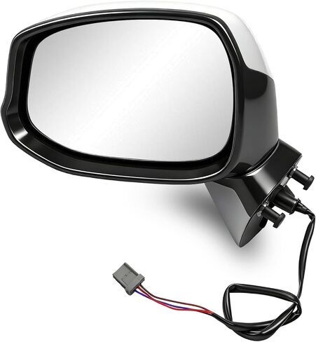 Right passenger Side Mirror compatible with Honda Civic 2012 2013 replace 76202TR0A01 with Power Glass 3 pin Black in Kuwait