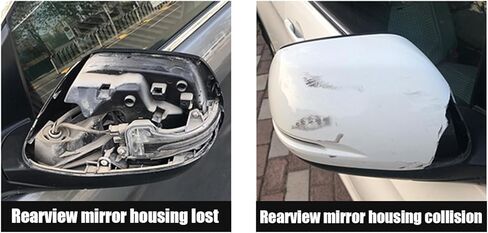 1pair Left Right Side Car Rearview Mirror Cap Cover for Toyota Highlander 2015 2016 2017 2018 2019 2021 Replacement Door Side Mirror Cover Side Mirror Cap Silver in Saudi Arabia