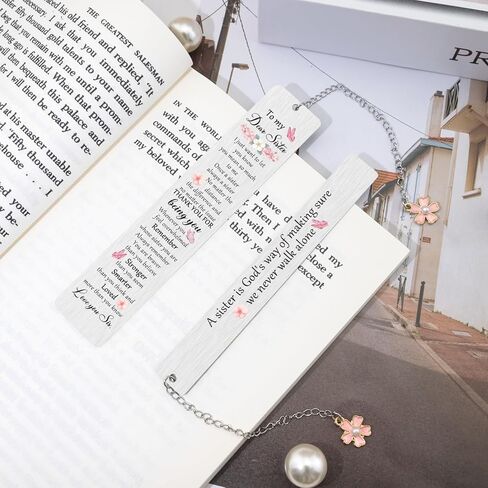 Sister Gifts 2 Pack Butterfly Pretty Bookmark Sister Birthday Gift Graduation Anniversary Christmas Gifts in Saudi Arabia