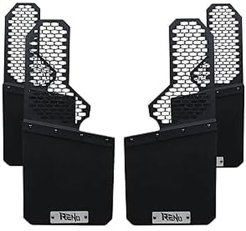 RENO Mud Flaps, Front + Rear Mud Guards Sides Splash Guards Heavy Duty Vehicle Sediment Protection Compatible with F250 F350 Super Duty F150 Heritage Lightning Pickup Truck (4PCS,Driver & Passenger) in Kuwait