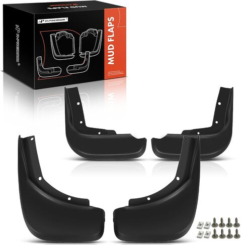 A-Premium Set of 4PCS Mud Flaps Splash Guards Mudguards Mudflaps with Hardware Kits Accessories Compatible with Volvo XC60, 2014-2017, Sport Utility, Front and Rear(Driver & Passenger Sides) in Kuwait