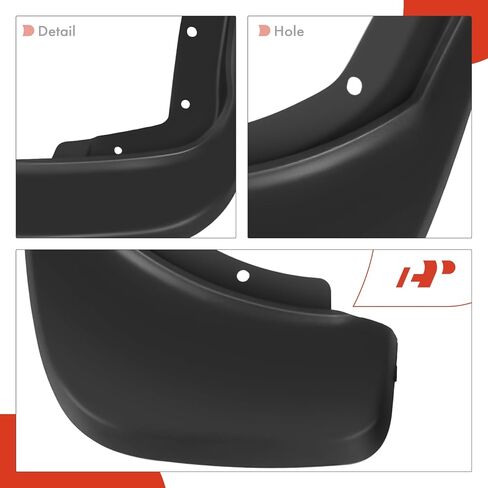 A-Premium Set of 4PCS Mud Flaps Splash Guards Mudguards Mudflaps with Hardware Kits Accessories Compatible with Volvo XC60, 2014-2017, Sport Utility, Front and Rear(Driver & Passenger Sides) in Kuwait