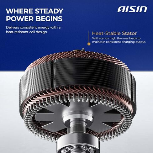 AISIN AFTERMARKET ALTGM-00349 Alternator - Compatible with Chevrolet Equinox, GMC Terrain, Cadillac SRX 2013-2016 - V6 3.6L in Kuwait