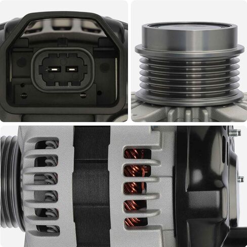 AISIN AFTERMARKET ALTGM-00349 Alternator - Compatible with Chevrolet Equinox, GMC Terrain, Cadillac SRX 2013-2016 - V6 3.6L in Kuwait