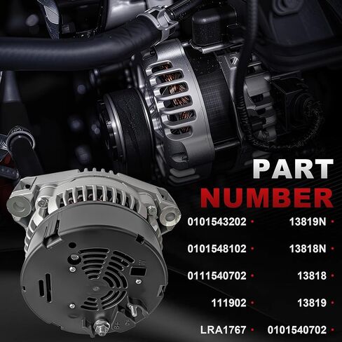 Alternator 12V 115A Compatible With Mercedes-Benz ML320 E320 C280 CLK320 1998-2001/2002 G500 13819N 0101540702 in Kuwait