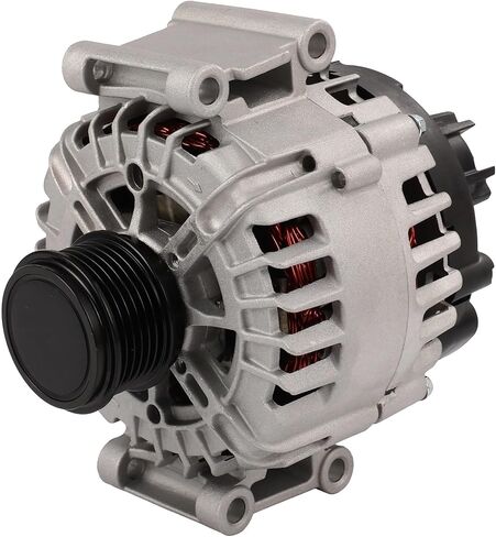 SCITOO Alternator Fits for Audi A3/S3 15-18,for Audi TT/TTS Quattro 2016-2018,for Volkswagen Atlas 2018,for Volkswagen Golf/GTI 2015-2018,for Volkswagen Golf Alltrack 2017-2018 - 12V 140A CW,OEM 20354 in Kuwait