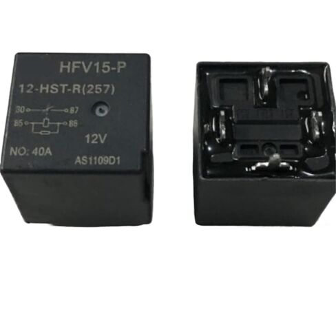 HFV15-P 12V 40A 4-Pin Automotive Relay, 12-HST-R(257) NO Heavy Duty Car Relay with Diode Protection in Kuwait