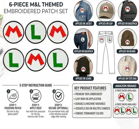 6 Pcs Chenille Letter Patches, 2 Inch Self-Adhesive Alphabet Patches, Iron on Letter Stickers for Clothes Hats Bags and DIY Craft Decoration, Mixed Colors in Saudi Arabia