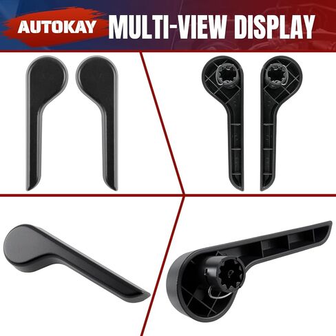 AUTOKAY Pack of 2 Left and Right Side Front Seat Recliner Lever Handle Fits for Chevrolet Avalanche, Suburban 2500 Silverado 1500 for GMC Sierra Yukon XL, Re#15232598 15232594 in Kuwait