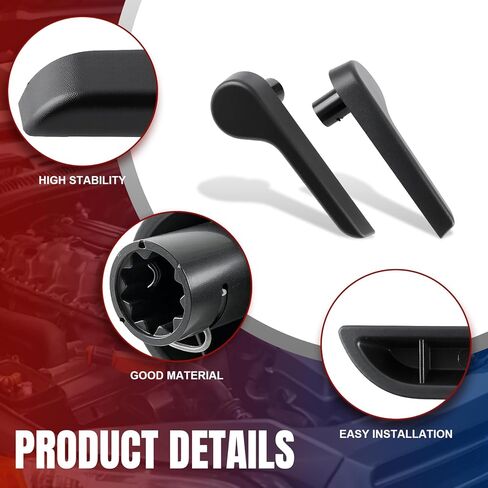 AUTOKAY Pack of 2 Left and Right Side Front Seat Recliner Lever Handle Fits for Chevrolet Avalanche, Suburban 2500 Silverado 1500 for GMC Sierra Yukon XL, Re#15232598 15232594 in Kuwait