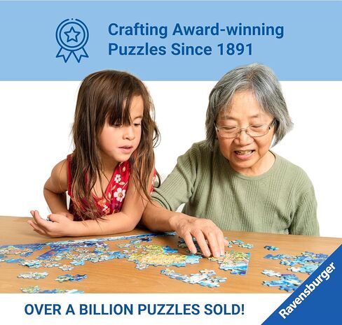 Ravensburger - خريطة معالم العالم - أحجية الصور المقطوعة 200 قطعة - صور مذهلة لمعالم مذهلة في العالم - ألوان نابضة بالحياة - جودة ممتازة - هدية مثالية - متعة خالية من الشاشة - للأطفال من سن 8 سنوات فما فوق in Kuwait