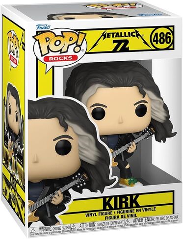 Funko Pop! Rocks: Metallica - Kirk - 72 Seasons - Collectable Vinyl Figure - Gift Idea - Official Merchandise - Toys for Kids & Adults - Music Fans - Model Figure for Collectors and Display in Kuwait