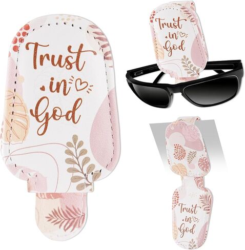 HemerVows Sunglass Holder for Car, Dragon Print Magnetic Leather Visor Sunglasses Holder Clip, Universal Sun Visor Accessory Eyeglass Clip for SUV Pickup Truck in Kuwait