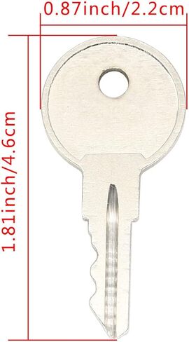 2 Pcs CH751 751CH Controller Door Keys Compatible with T-Handles Side Boxes RV Campers Storage Lockers Boats Display Cases in Saudi Arabia