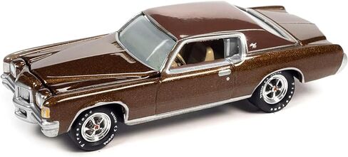 1971 Pontiac Grand Prix Bronzini Gold Metallic Classic Gold Collection Series Limited Edition to 8476 Pieces Worldwide 1/64 Diecast Model Car by Johnny Lightning JLCG030-JLSP283A in Saudi Arabia
