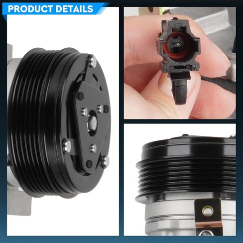TadaMark A/C Air Conditioner Compressor With Clutch Fit for Subaru Forester 2011-2013 H4 2.5L, Note: for Naturally Aspirated Only, Not for the Turbocharged in Kuwait