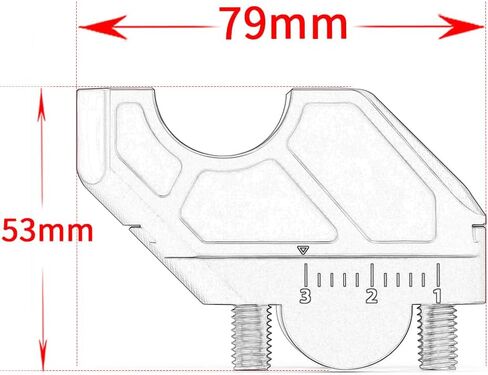 دعامة مشابك لمقود الدراجة النارية متوافقة مع Honda Rebel 500 300 1100 1100T DCT 2017-2023 2024 2025 | طقم محول شريط المقبض CMX300 CMX500 CMX1100 الملحقات (أسود) in Kuwait