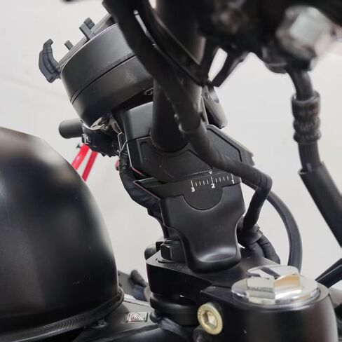 دعامة مشابك لمقود الدراجة النارية متوافقة مع Honda Rebel 500 300 1100 1100T DCT 2017-2023 2024 2025 | طقم محول شريط المقبض CMX300 CMX500 CMX1100 الملحقات (أسود) in Kuwait