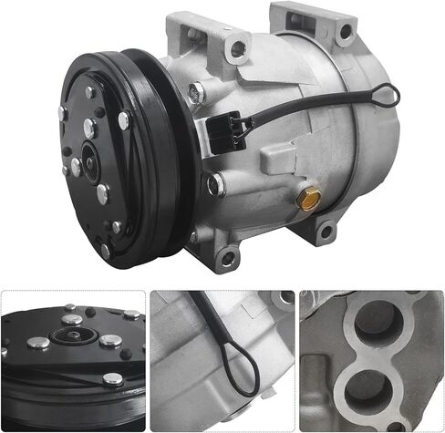 T4930-50061 715330 12VDC Air Compressor AC Compressor Fits for Kioti Tractor DK65S DK75 DK7510 DK90 DK9010 715569 T4930-87291 in Saudi Arabia
