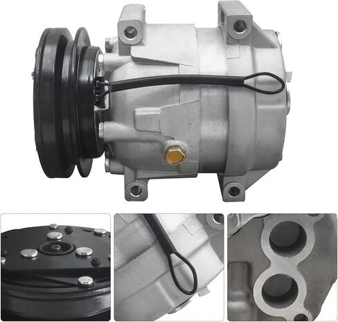 T4930-50061 715330 12VDC Air Compressor AC Compressor Fits for Kioti Tractor DK65S DK75 DK7510 DK90 DK9010 715569 T4930-87291 in Saudi Arabia