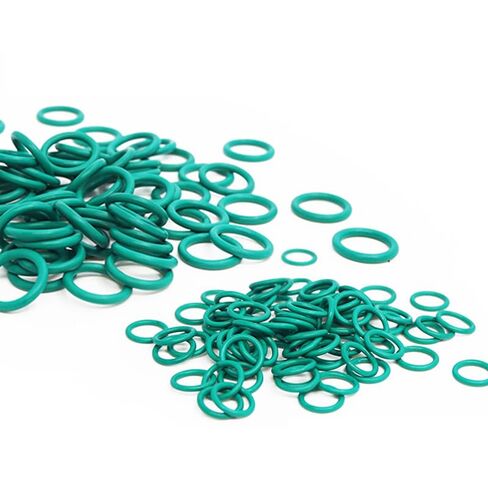 Green FKM O Ring Seal Thickness Oil Gaskets Fuel Washer,Fluorine Rubber O-Rings OD*WD 3.5MM(147x3.5(2pcs)) in Saudi Arabia