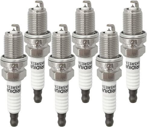 Iridium Spark Plugs Set Of 6 Compatible with Honda Pilot 2003-2008,Accord 2004-2007,Ridgeline 2006-2008&Compatible with Ridgeline MDX 2001-2009&Saturn 2004-2007 3.0L 3.5L 3.7L V6 in Saudi Arabia