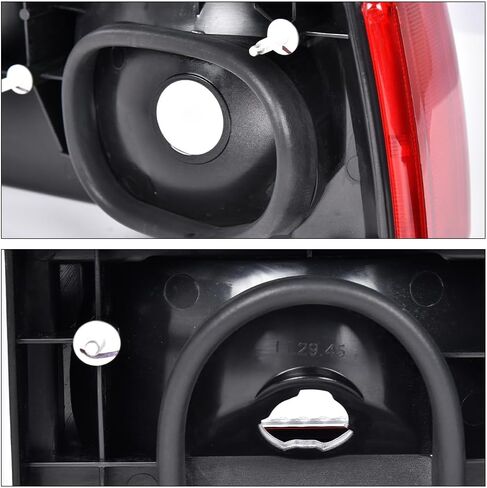 مجموعة مصابيح الذيل، بدون مصابيح، متوافقة مع Ford Mustang LX 1987 1988 1989 1990 1991 1992 1993، مصابيح الفرامل الخلفية زوج يسار/يمين in Kuwait
