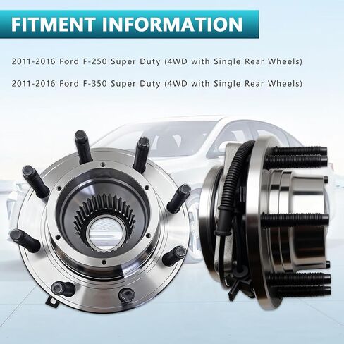 515130 Front Wheel Bearing Hub Assembly for Ford F-250 Super Duty 2011-2016, F-350 Super Duty 2011 2012 2013 2014 2015 2016 4WD (2PCS) in Saudi Arabia