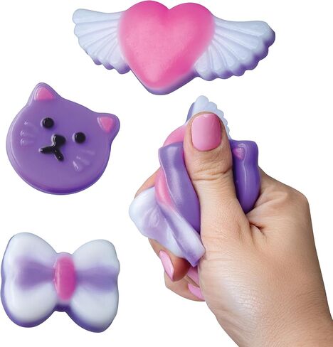 مجموعة Lana's Life DIY TABA Squishy Kit V1 - مجموعة حرفية للأطفال - اصنع ألعاب TABA الإسفنجية المستوحاة من Lana - تتضمن قالب السيليكون والمزيج والألوان والمزيد لصناعة إسفنجات لطيفة - الكل في مجموعة واحدة in Kuwait