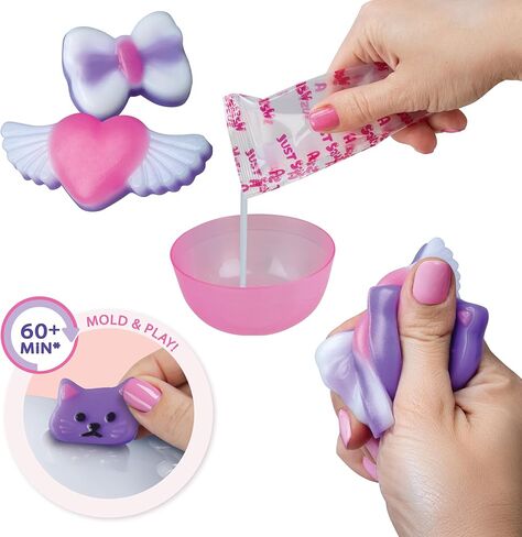 مجموعة Lana's Life DIY TABA Squishy Kit V1 - مجموعة حرفية للأطفال - اصنع ألعاب TABA الإسفنجية المستوحاة من Lana - تتضمن قالب السيليكون والمزيج والألوان والمزيد لصناعة إسفنجات لطيفة - الكل في مجموعة واحدة in Kuwait