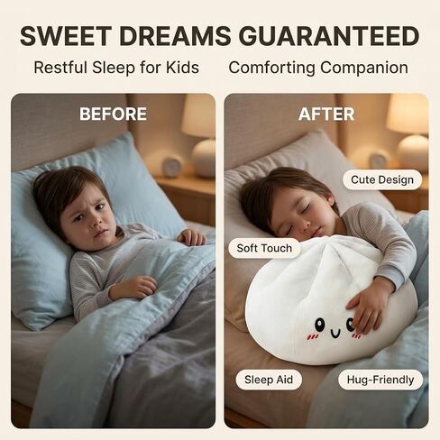 Glitter Dumpling Soft Toy, Surprise Box Slow Rebound Stress Relief Toy, Squeeze Sensory Fidget Toy, Stretchy Decompression Desk Toy with Food Steamer for Kids and Adults (10in Plush Pillow) in Saudi Arabia