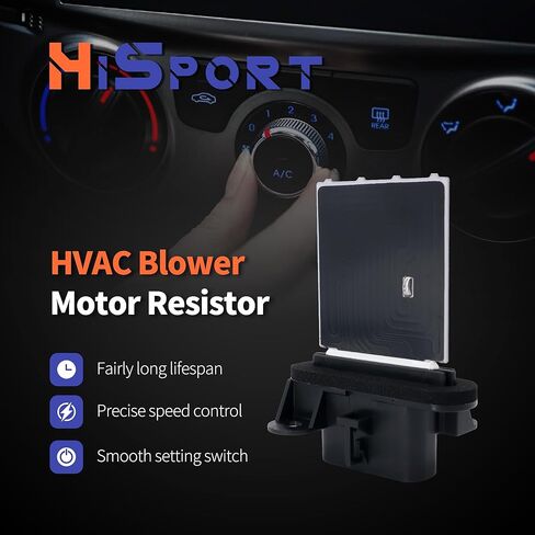 HiSport HVAC Fan Blower Motor Resistor with Wire Harness 973-582 Compatible with Toyota Tacoma 2005-2014 Replacement for 87138-04052 8713804052 RU746 RU1435 in Kuwait