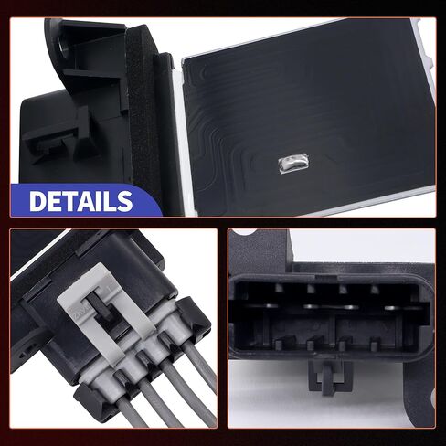 HiSport HVAC Fan Blower Motor Resistor with Wire Harness 973-582 Compatible with Toyota Tacoma 2005-2014 Replacement for 87138-04052 8713804052 RU746 RU1435 in Kuwait