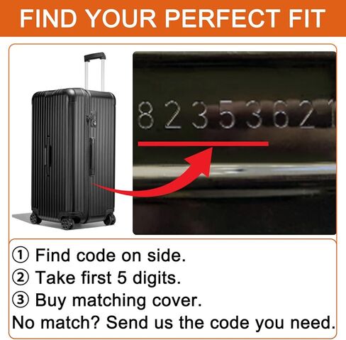 Luggage Cover for RIMOWA Essential Trunk 31Inch, Custom-fit Suitcase Protective(83275) in Saudi Arabia