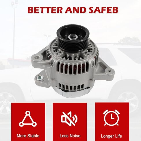 Kessocco 90A 12V CW 6-Groove Pulley 13755 Alternator for 1999 Toyota Solara 3.0L, 1997-1999 Toyota Camry 3.0L, Automotive Alternators Replace Part 2706020040 2706020240 in Kuwait