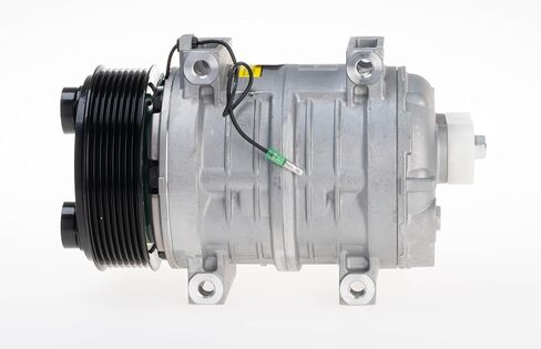Spheros TM16 Style A/C Compressor | PV8 8-Groove Clutch 12V | Direct Ear Mount | Compatible Fit Shuttle Bus, Thermo King & Off-Road | Replaces MEI 5923, Seltec 488-56403 & 11127208A in Saudi Arabia
