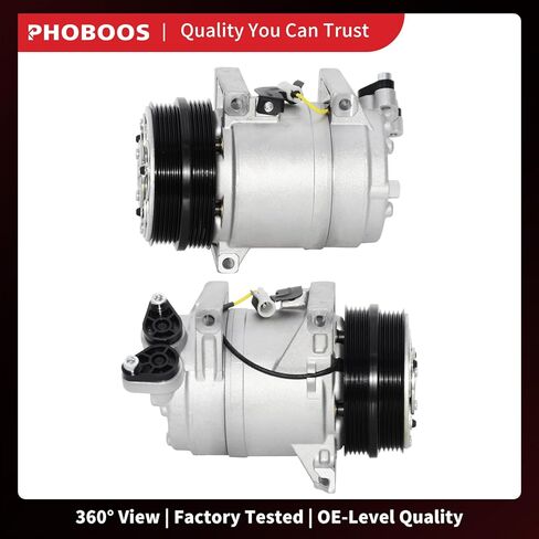ضاغط تكييف الهواء PHOBOOS مع قابض متوافق مع القابض المتوافق مع فولفو C70 2004/2006-2013، C30 2008-2013، S40/V50 2005-2011، V70 1999-2000، 1.6L 2.0L 2.3L 2.4L 2.5L، Ref. كو-11074C in Kuwait