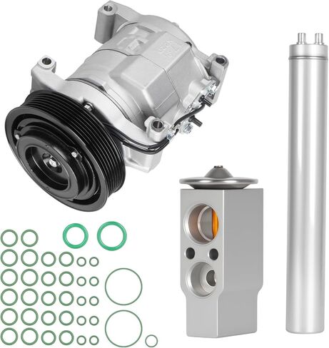 TadaMark AC Air Conditioner Compressor Repair Kit Fit for Honda for Accord 2.4L 2.4 2003-2007 2003 2004 2005 2006 2007 AC Complete kit Fit for KT-4014 in Kuwait