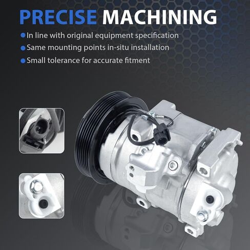 A/C Compressor w/Clutch Fit for Honda Pilot Odyssey Ridgeline Air Conditioning Compressor with Clutch for CO 10840C 38810RGLA02 in Kuwait