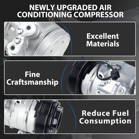 A/C Compressor w/Clutch Fit for Honda Pilot Odyssey Ridgeline Air Conditioning Compressor with Clutch for CO 10840C 38810RGLA02 in Kuwait