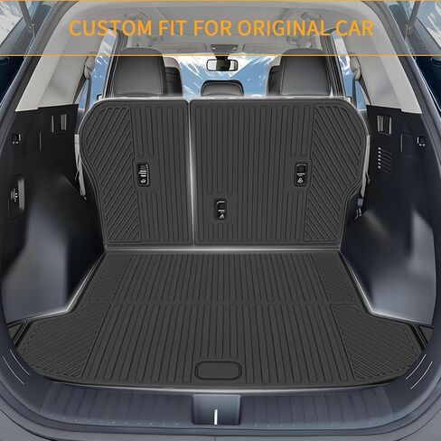 Cargo Mat Compatible with Kia Sportage 2023 2024 2025 2026 Trunk Mat with Backrest Liner TPE Cargo Liner Back Seat Cover Replacement for 2023-2026 Kia Sportage Accessories in Saudi Arabia