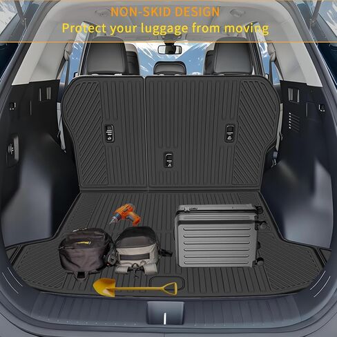 Cargo Mat Compatible with Kia Sportage 2023 2024 2025 2026 Trunk Mat with Backrest Liner TPE Cargo Liner Back Seat Cover Replacement for 2023-2026 Kia Sportage Accessories in Saudi Arabia