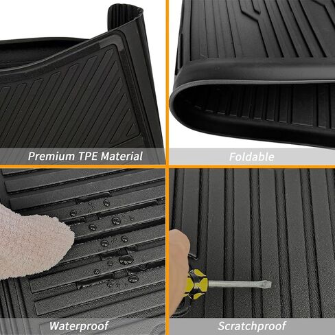 Cargo Mat Compatible with Kia Sportage 2023 2024 2025 2026 Trunk Mat with Backrest Liner TPE Cargo Liner Back Seat Cover Replacement for 2023-2026 Kia Sportage Accessories in Saudi Arabia