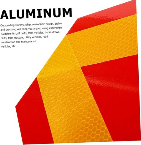 2pcs Aluminum Triangle Reflector Car Triangle Safety Sign Magnetic Slow Moving Vehicle in Saudi Arabia