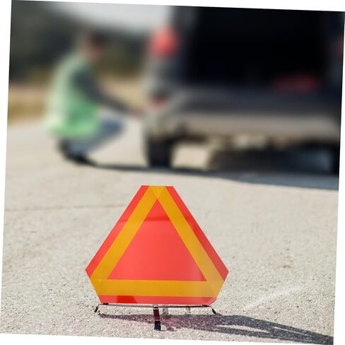 2pcs Aluminum Triangle Reflector Car Triangle Safety Sign Magnetic Slow Moving Vehicle in Saudi Arabia