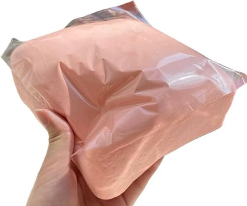 Jumbo Slow Rising Squishy Cube for Adults Premium Desk Squeeze Toy for Stress, Taba Squishy Stress for Anxiety Relief, Office Fidget Focus Tool Party Favors Gifts (Pink) in Saudi Arabia
