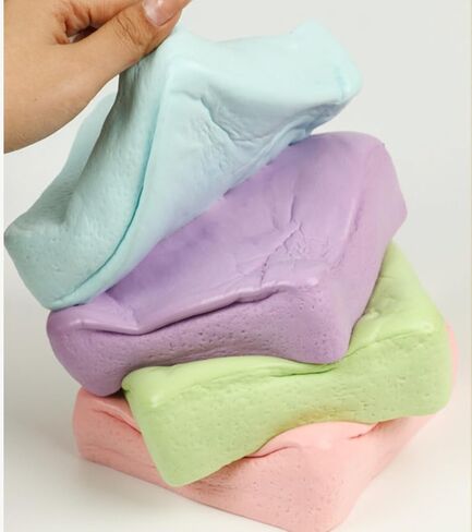 Jumbo Slow Rising Squishy Cube for Adults Premium Desk Squeeze Toy for Stress, Taba Squishy Stress for Anxiety Relief, Office Fidget Focus Tool Party Favors Gifts (Pink) in Saudi Arabia